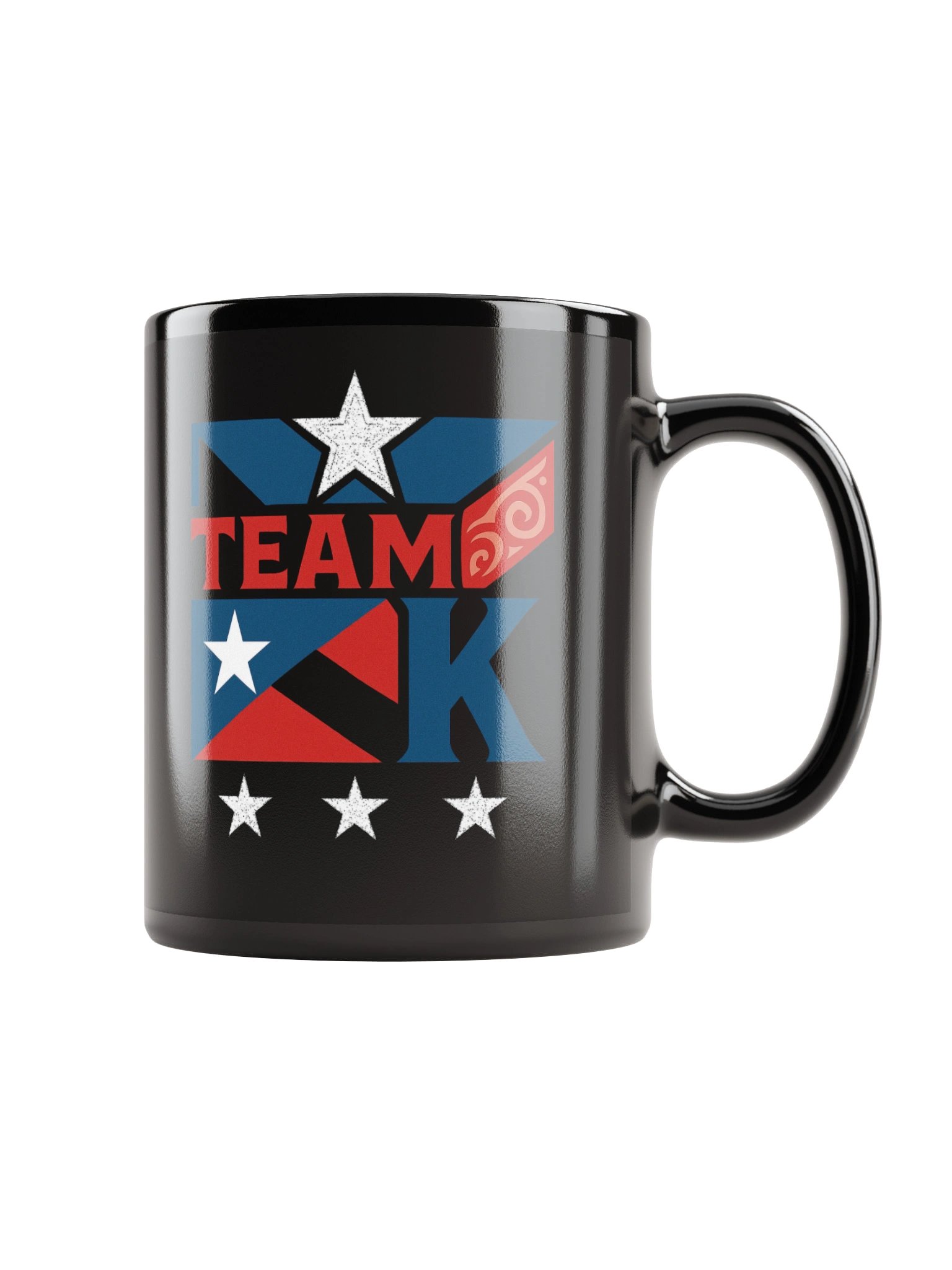 Team K Puerto Rico Black Mug product image (1)