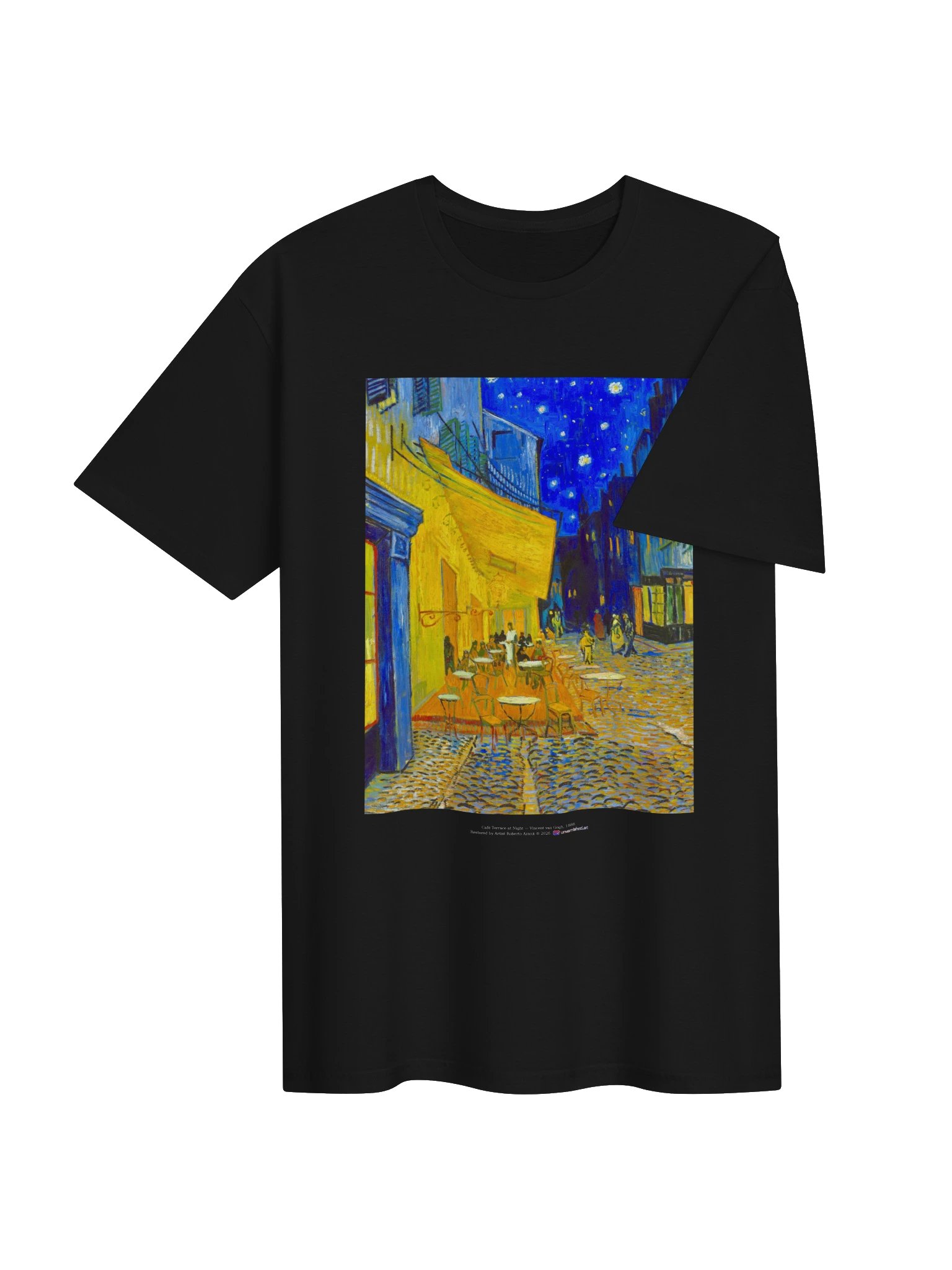 Café Terrace at Night — T-Shirt product image (4)