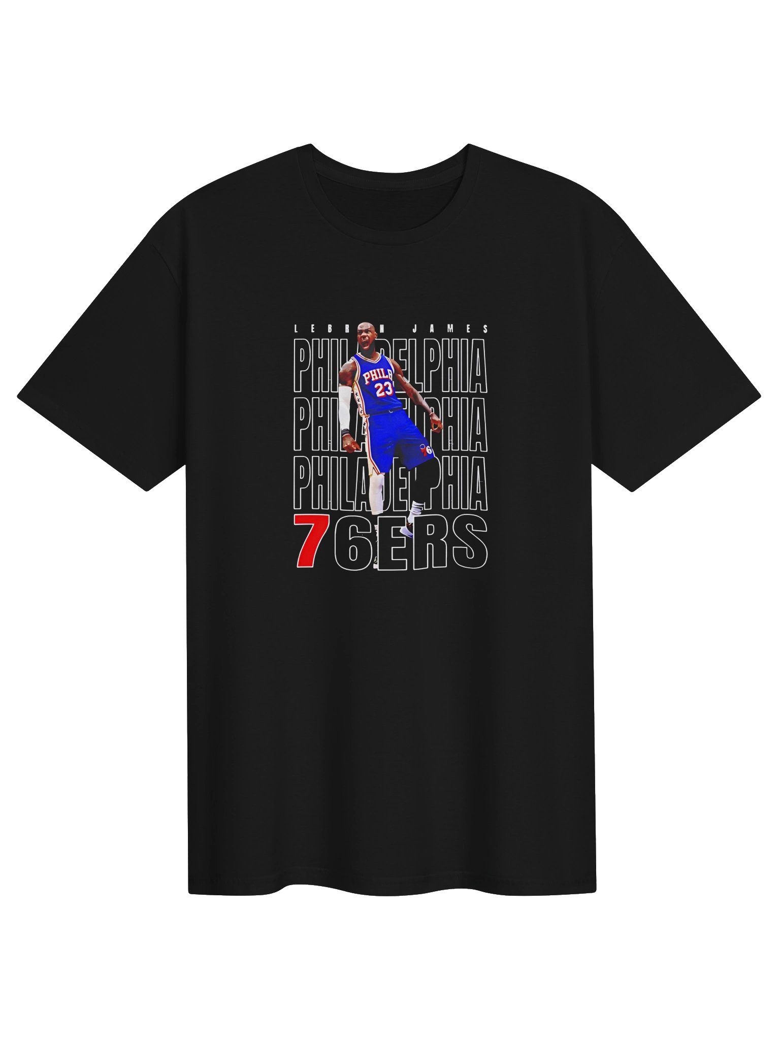 LeBron James Philadelphia 76ers NBA Basketball Moment 2026 shirt product image (11)