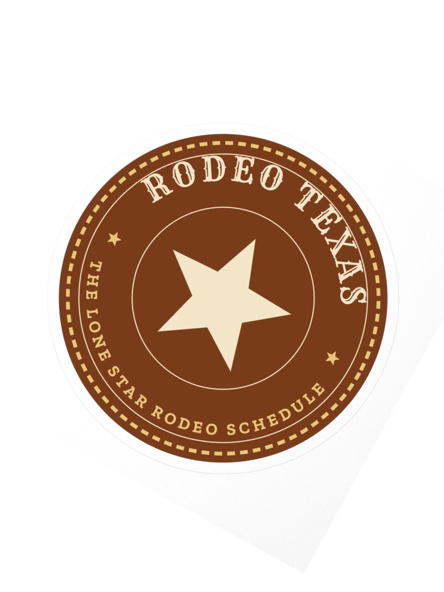 Rodeo Texas Badge Sticker product image (2)