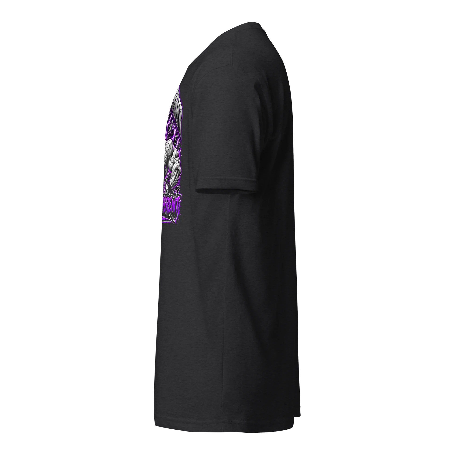 Jacked Rabbit Gym – Built Different T-Shirt (Electric Purple) product image (3)