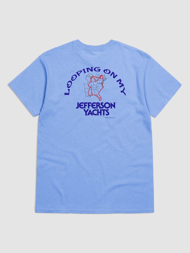 Looping On My Jefferson - T-Shirt - Light Shirt w/Blue Logo product image (1)