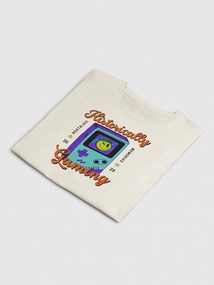 Historically Gaming Retro Gameboy Crop Top – Soft Gamer Cotton Tee  product image (2)