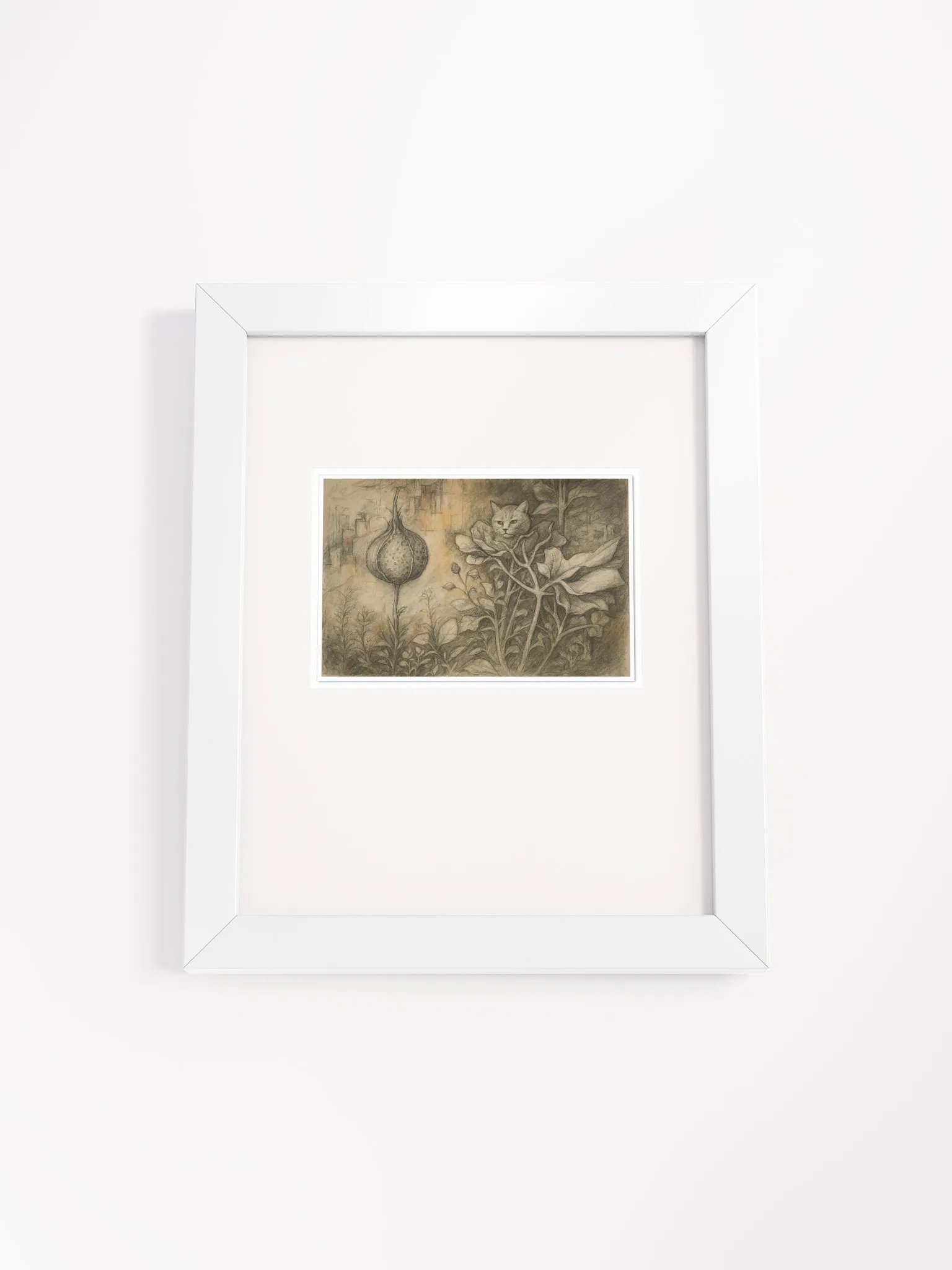 The Secret Garden Sketchbook Artprint Framed product image (1)