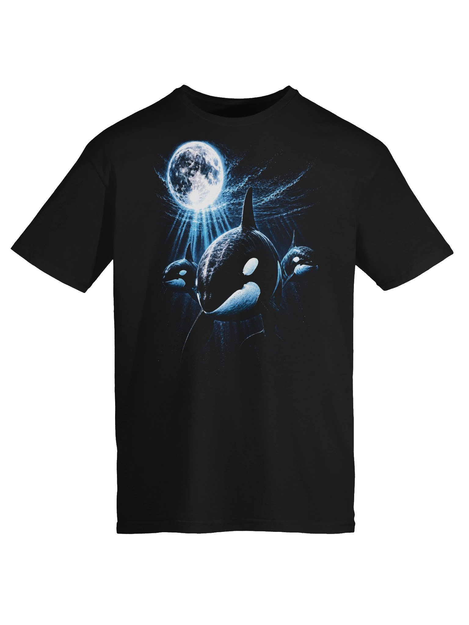 Orca Howling Moon Tshirt | Legendary Wildlife Shirt product image (4)
