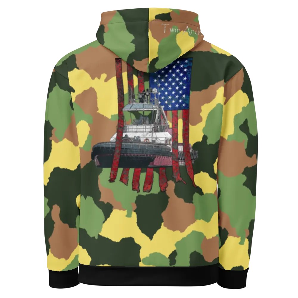 AF & Tug Athena (Green Camouflage) – Performance Marine Wear | Twin Anchor Apparel North Current Line product image (4)