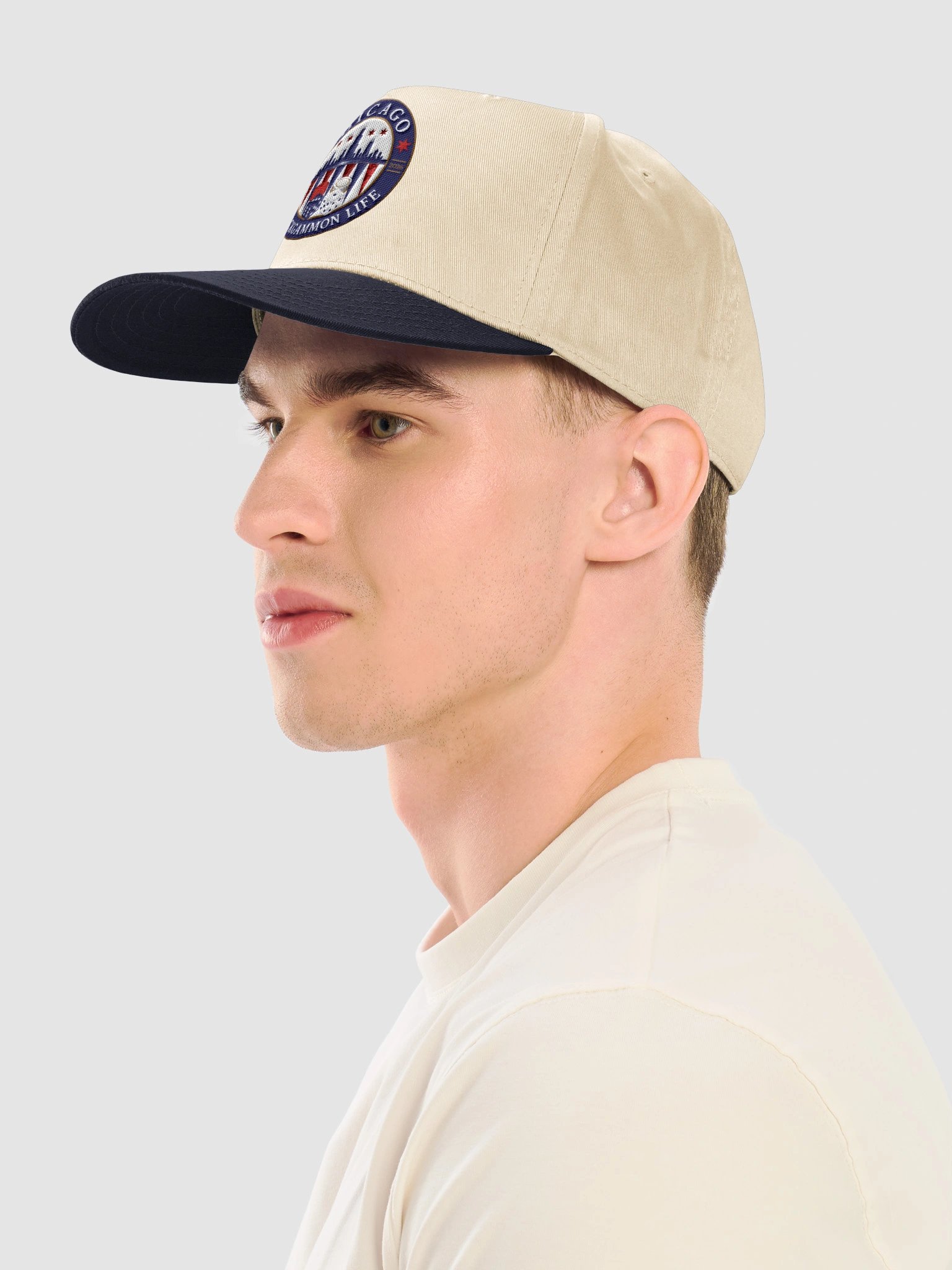 Chicago Backgammon Life Logo Cap product image (7)