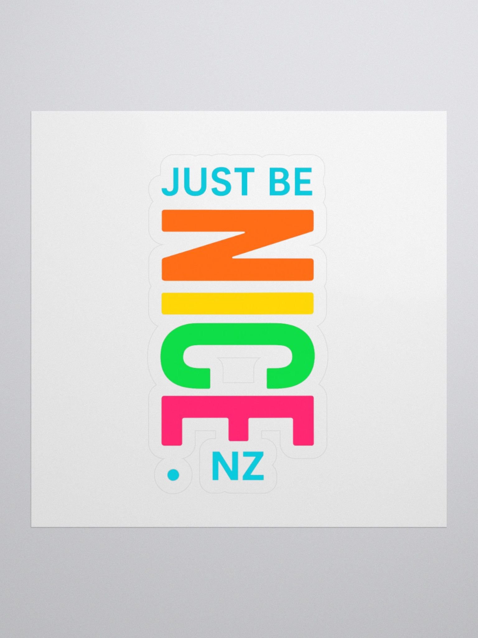Just Be Nice Stickers product image (1)