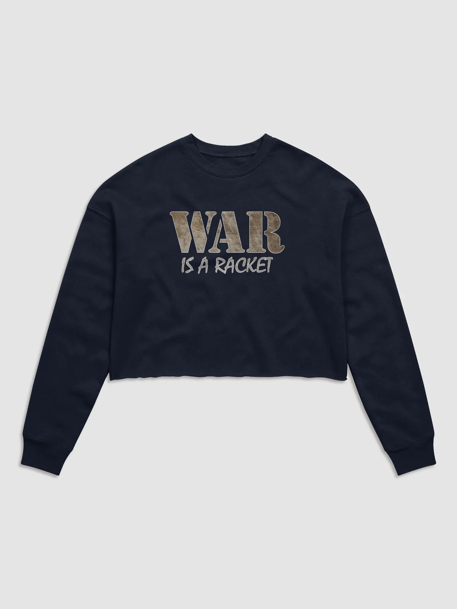 War Is A Racket - Metal - Bella+Canvas Women's Fleece Crop Sweatshirt product image (1)