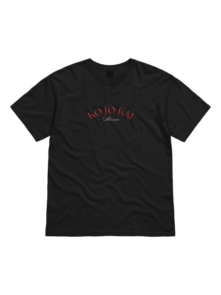 KJK Alumni Black Embroidered T-Shirt product image (1)