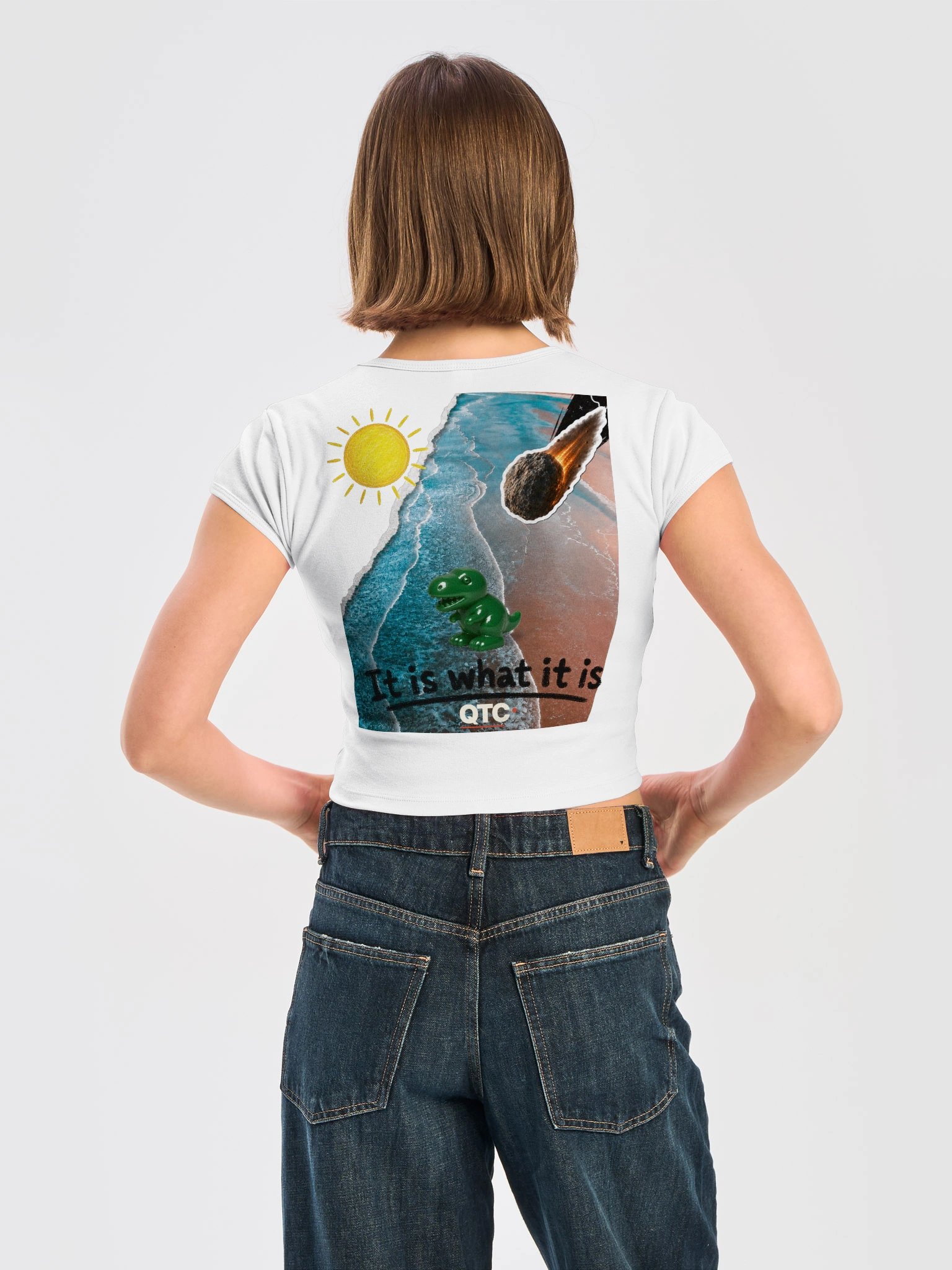 What It Is | Baby Tee Crop | QTC product image (16)