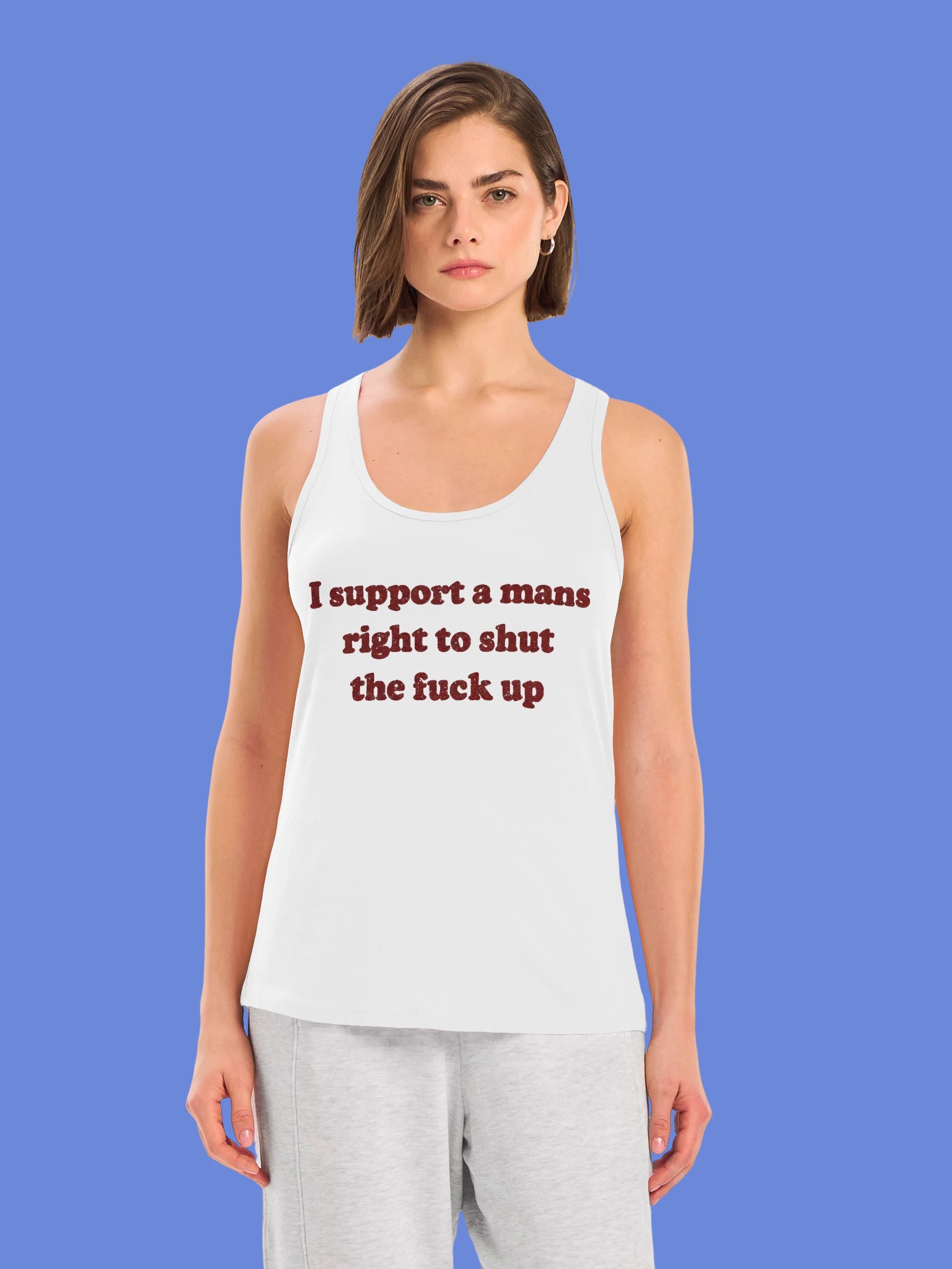 Support A Mans Right To STFU Lili Reinhart Baby Tank product image (1)
