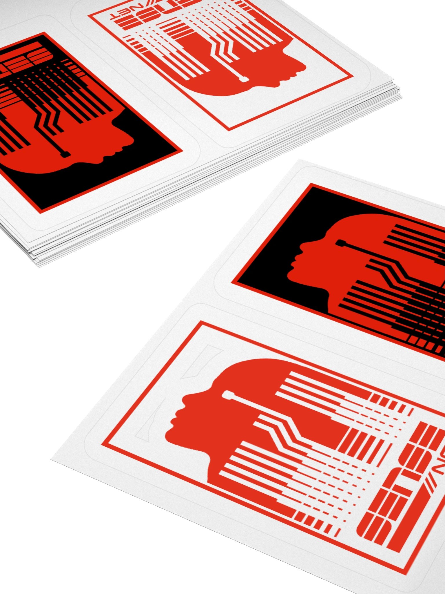 Sense/Net Logo Version 4 Stickers (red & black) product image (10)