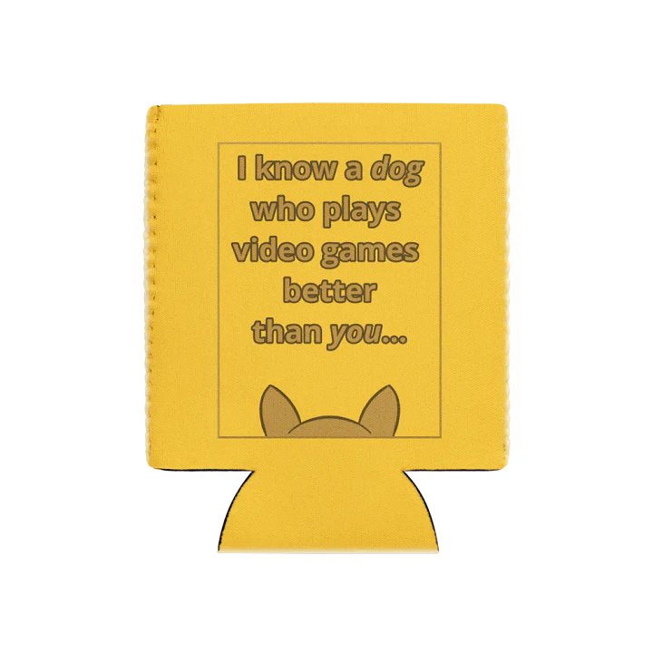 Doopsters - I know a Dog Gamer - Can coozie product image (1)
