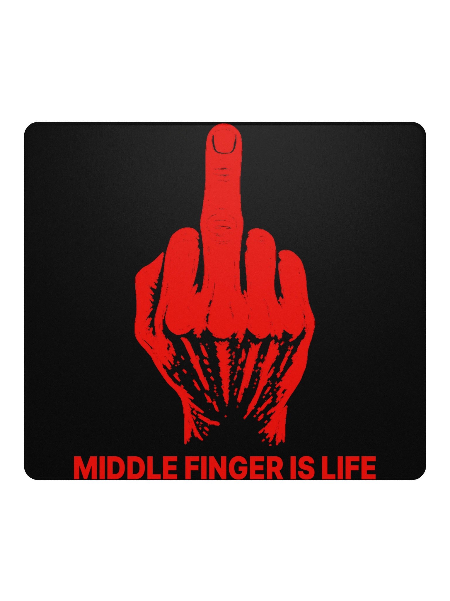 No ShopCo | Gaming Mouse Pad - Red on Black product image (2)