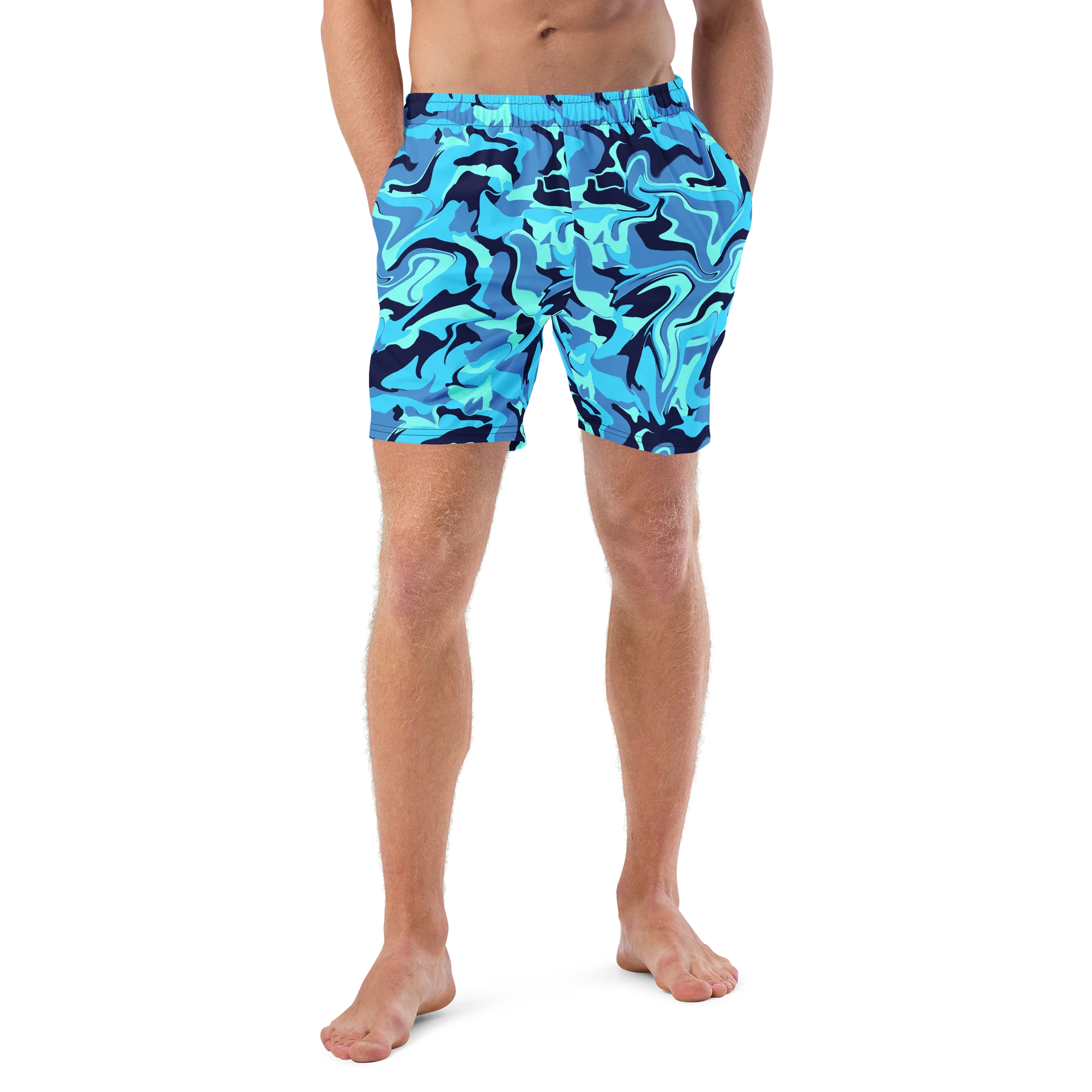 Camo Blue Waves | Swim Trinks product image (4)