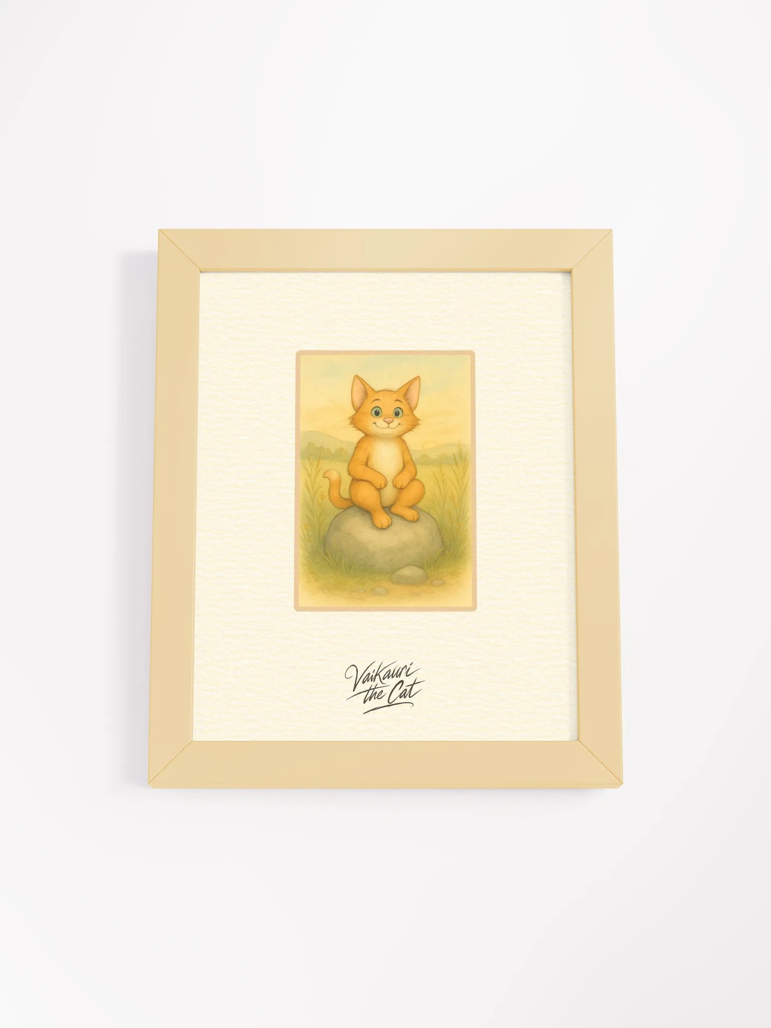 Vaikauri the Cat Framed Artprint product image (2)