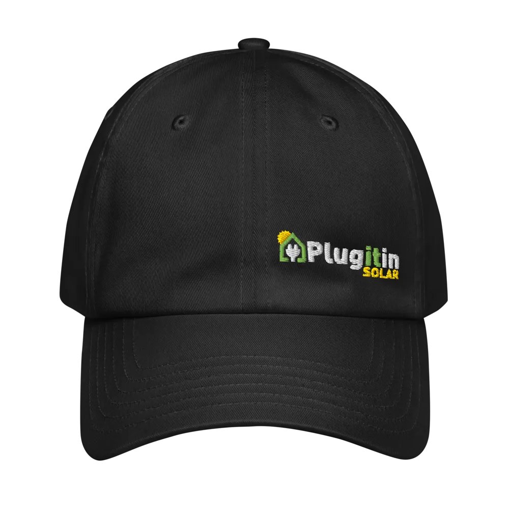 Plug It In Solar High-Quality Dad Hat product image (1)