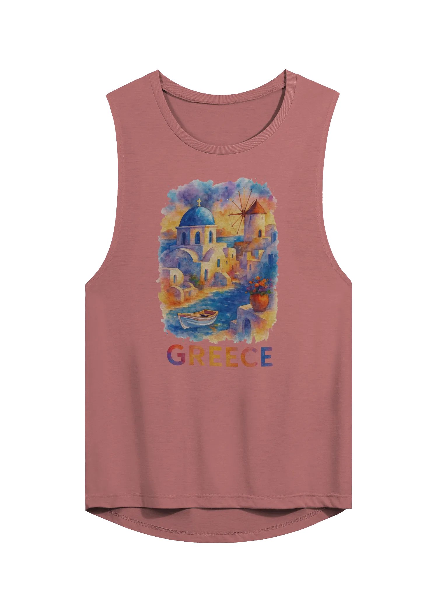 Greece – Women’s Flowy Muscle Tank product image (1)