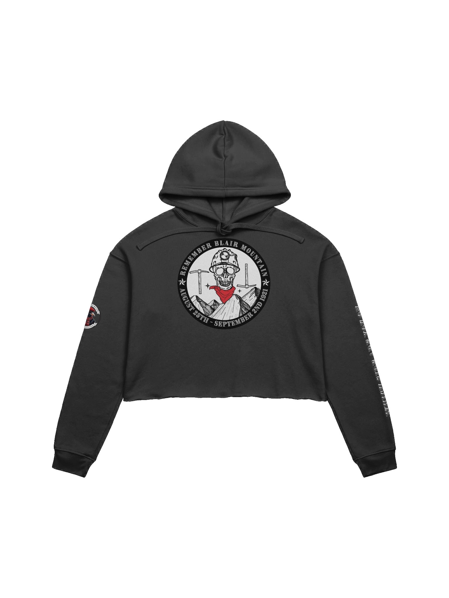 REMEMBER BLAIR MOUNTAIN CROP HOODIE product image (1)