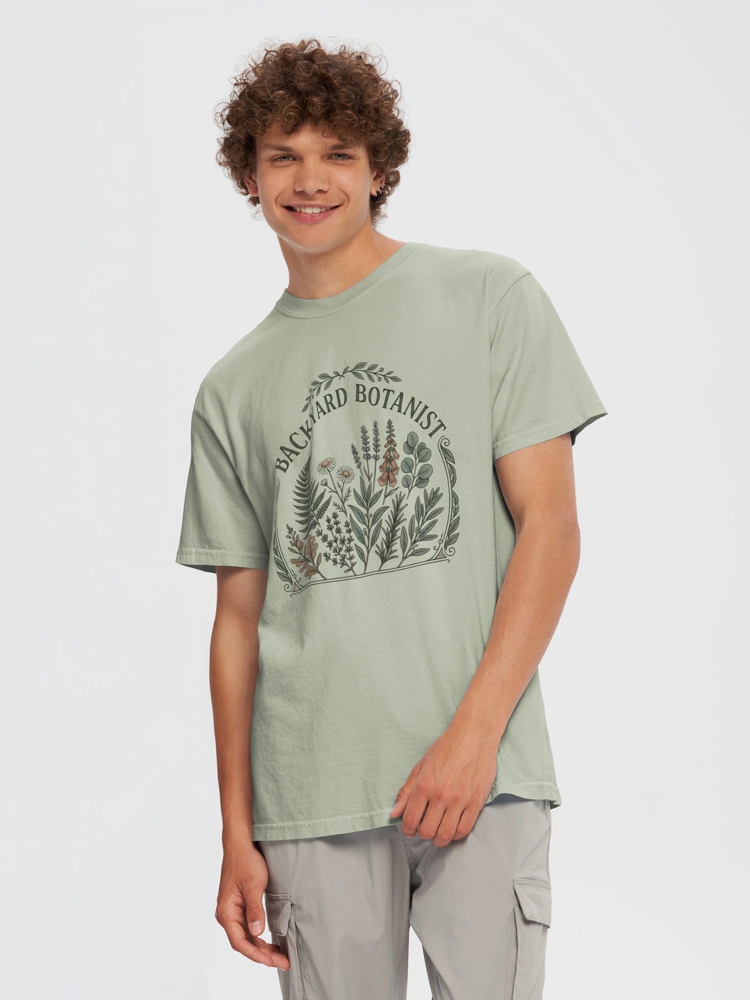 Backyard Botanist T-Shirt – Botanical Nature Graphic Tee product image (2)