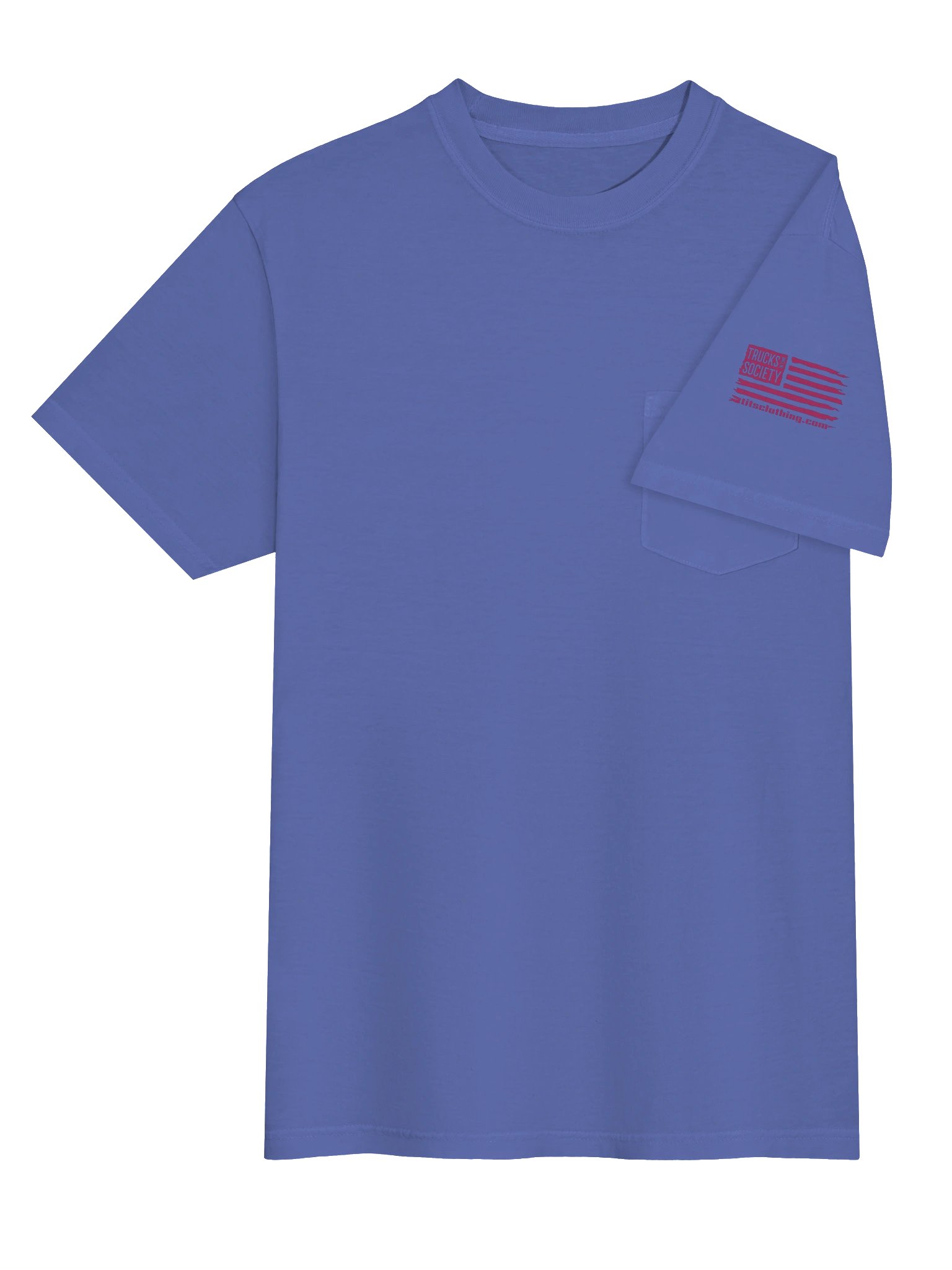 TITS RECRUIT Pocket Tee Shop Shirt HOT PINK product image (6)