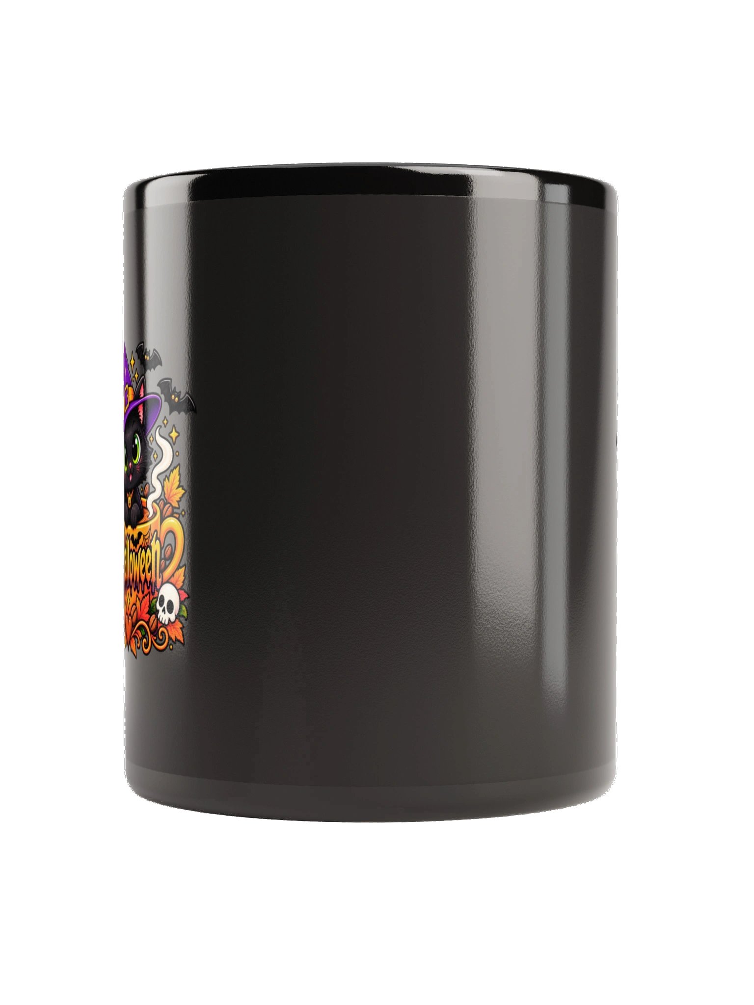 Black Cat Witch Halloween Coffee Mug – Spooky Coffee Lover product image (4)