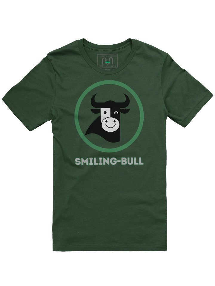“Wink of the Bull” – Minimalist Mascot Tee by M-Art & Design product image (1)