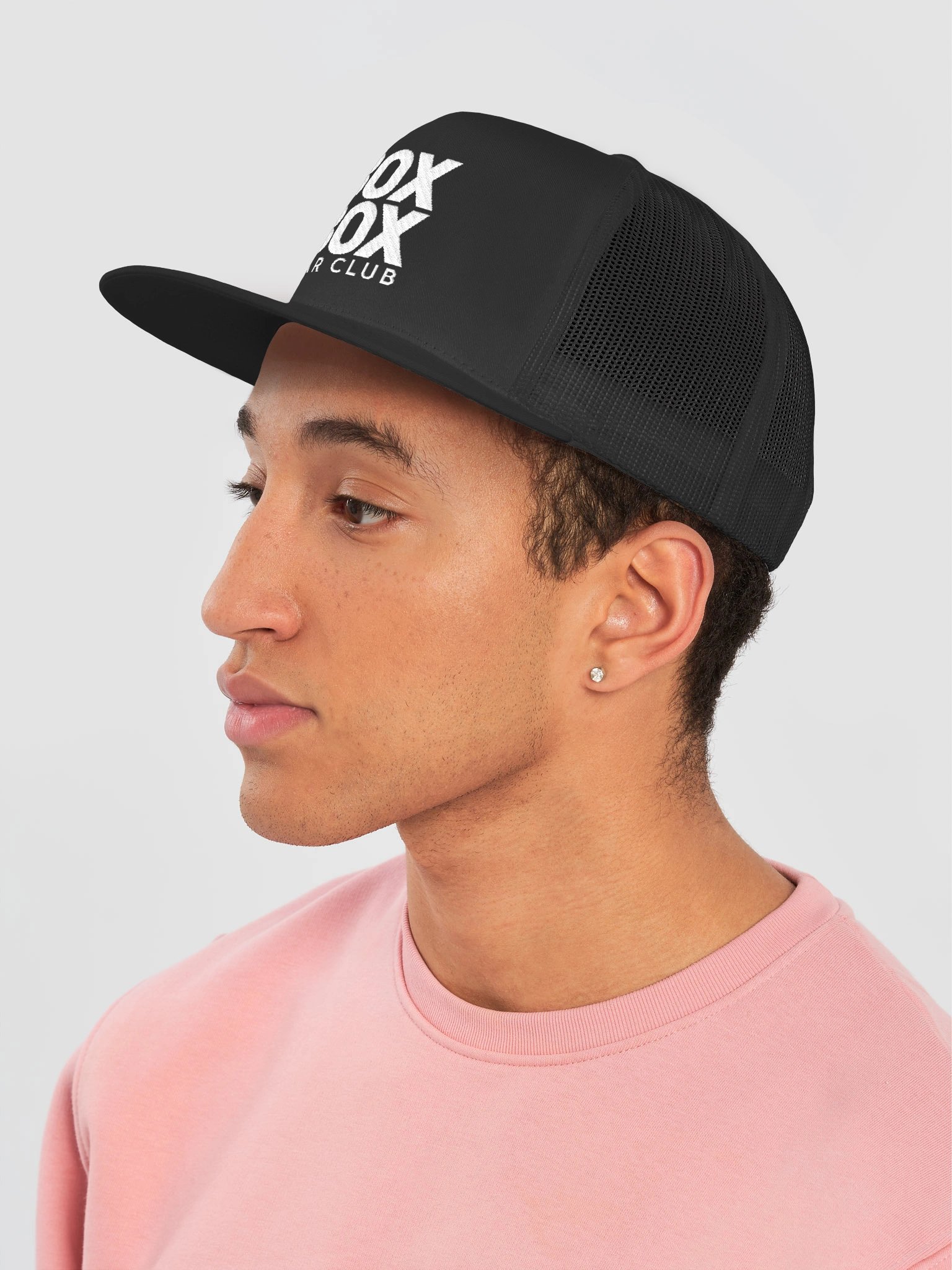 BOXBOX Classic Black Trucker Cap product image (8)