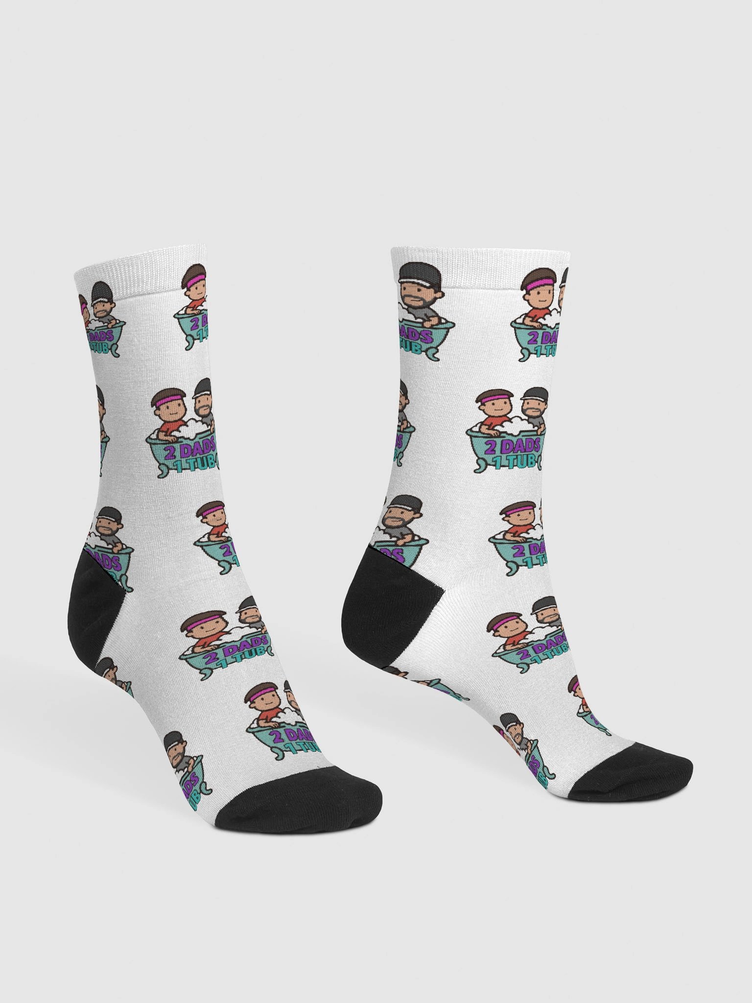 🧦 2 Dads 1 Tub Crew Socks 🛁 product image (3)