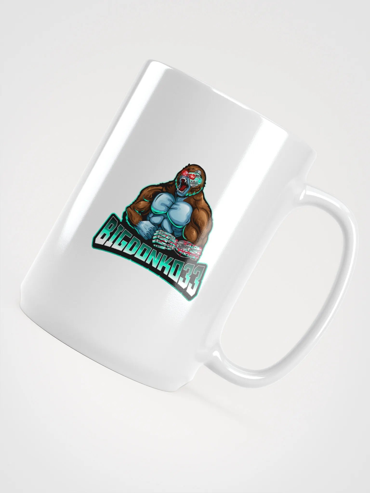 BigD White Glossy Mug product image (4)