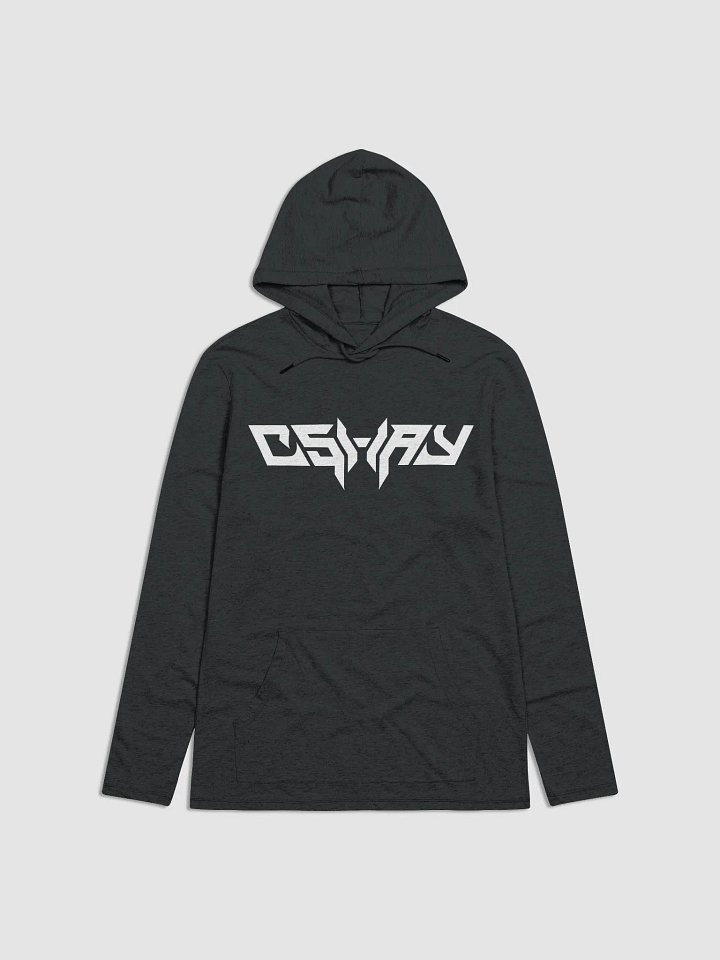 CShay logo thin long-sleeve hooded shirt product image (1)