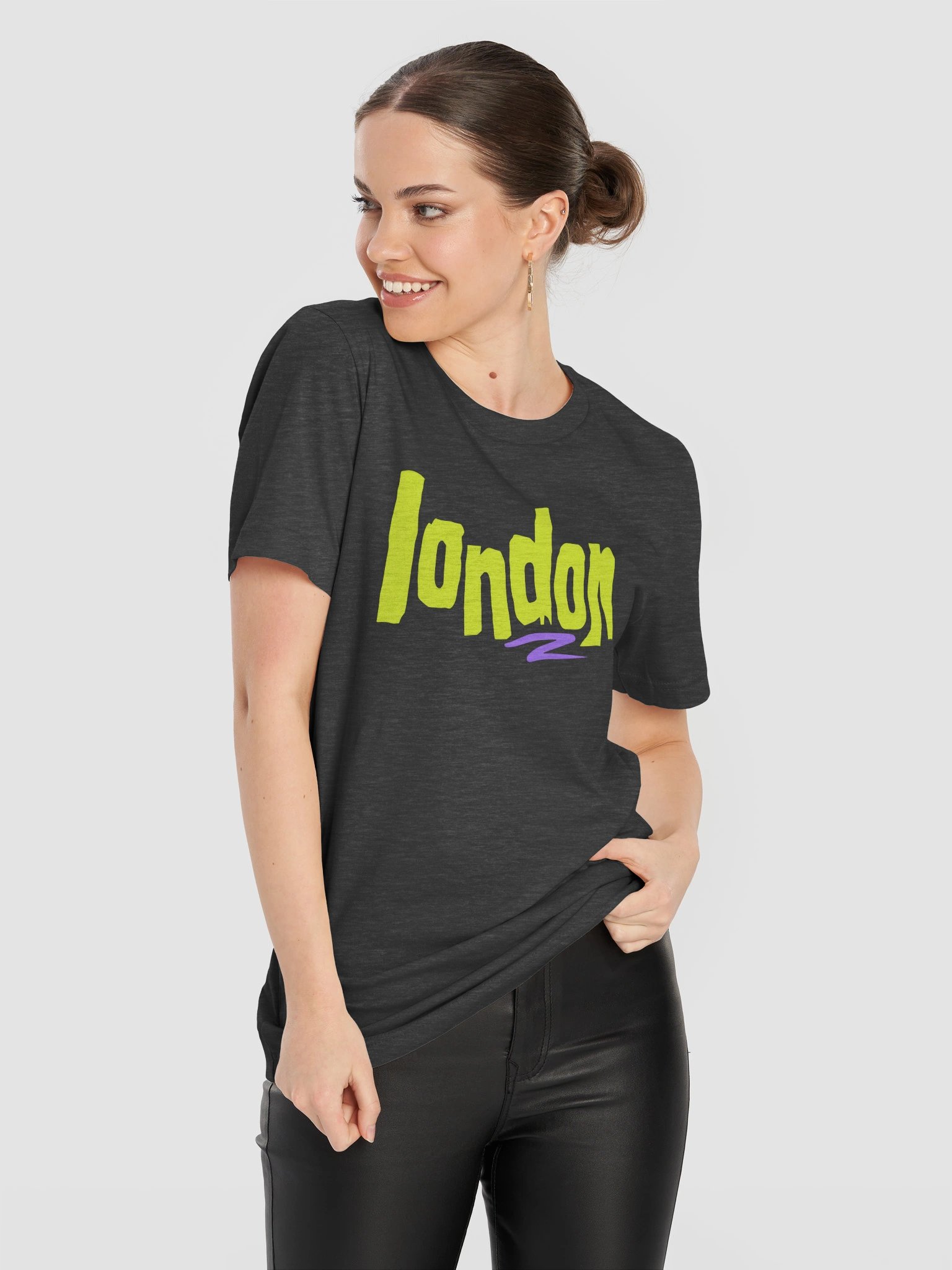 London Yellow Scribble Tee product image (11)