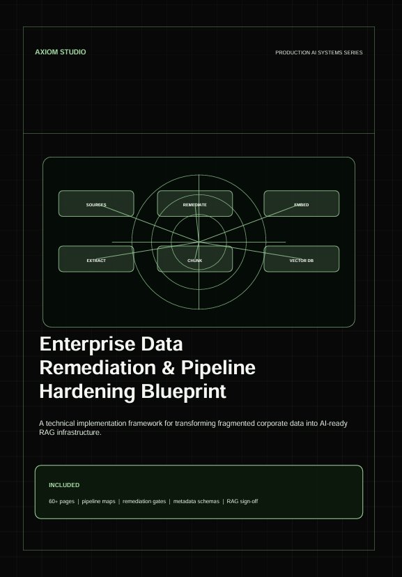 Axiom Enterprise Data Remediation & Pipeline Hardening Blueprint product image (3)