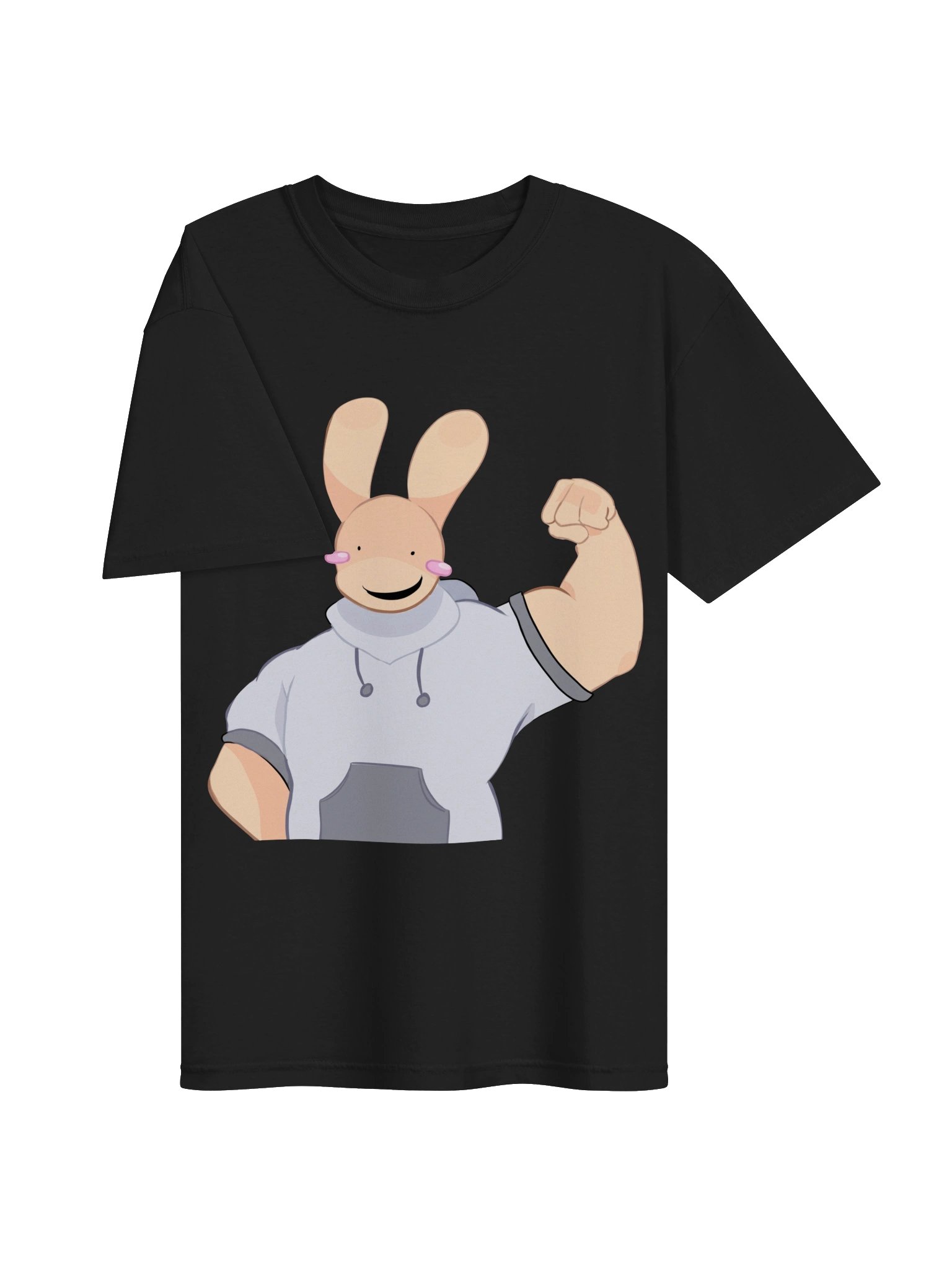 Flex Bunny T-Shirt – Funny Confident Energy Unisex Tee product image (37)