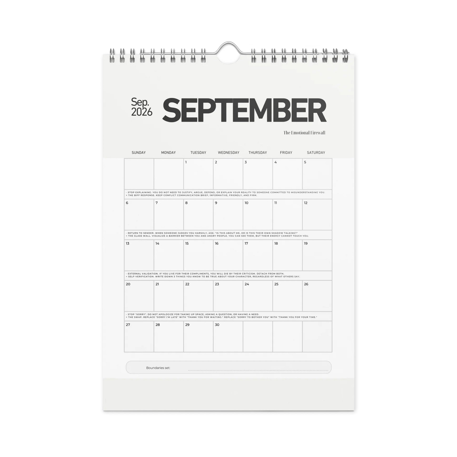 The Greenhouse Calendar 2026: A Year of Sensory Care product image (11)