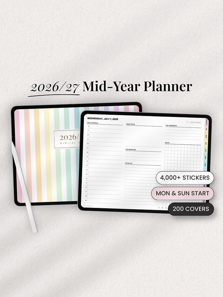 2026/2027 Mid-Year Planner Landscape product image (1)