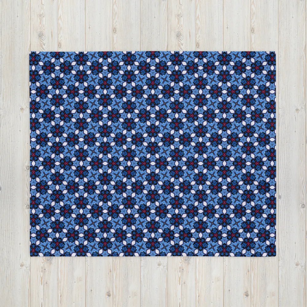 Floral Hearts Throw Blanket product image (6)