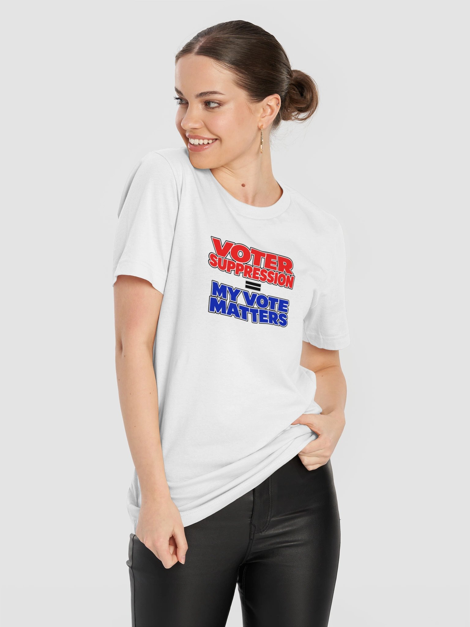 Voter Suppression Tee - White product image (11)