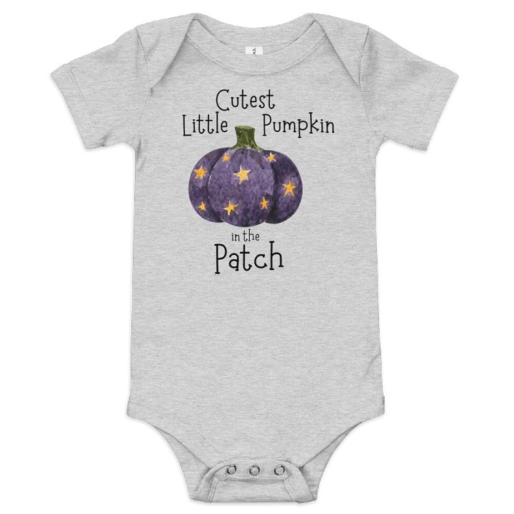 Cutest Pumpkin Halloween Baby Bodysuit product image (1)
