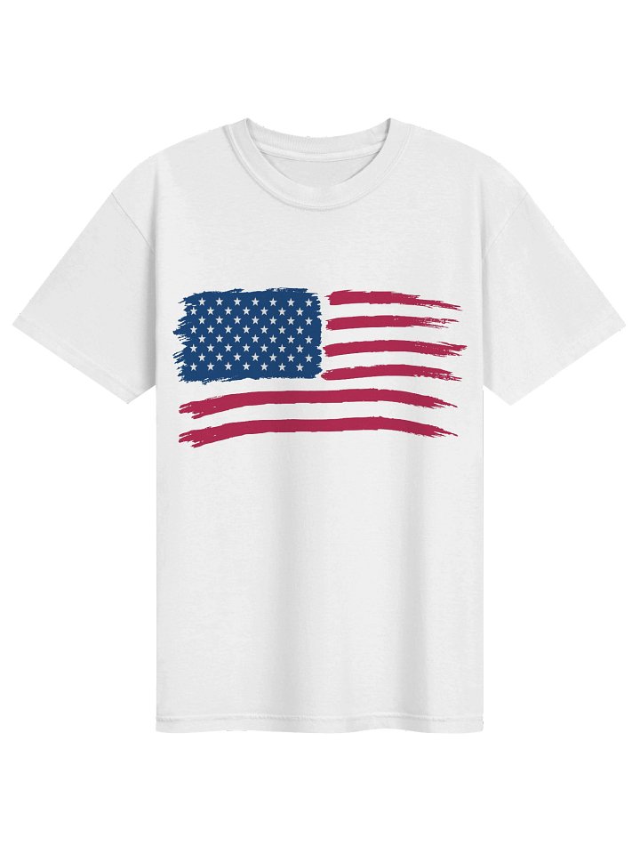 USA 250th Anniversary Patriotic Grunge Flag Tee product image (1)