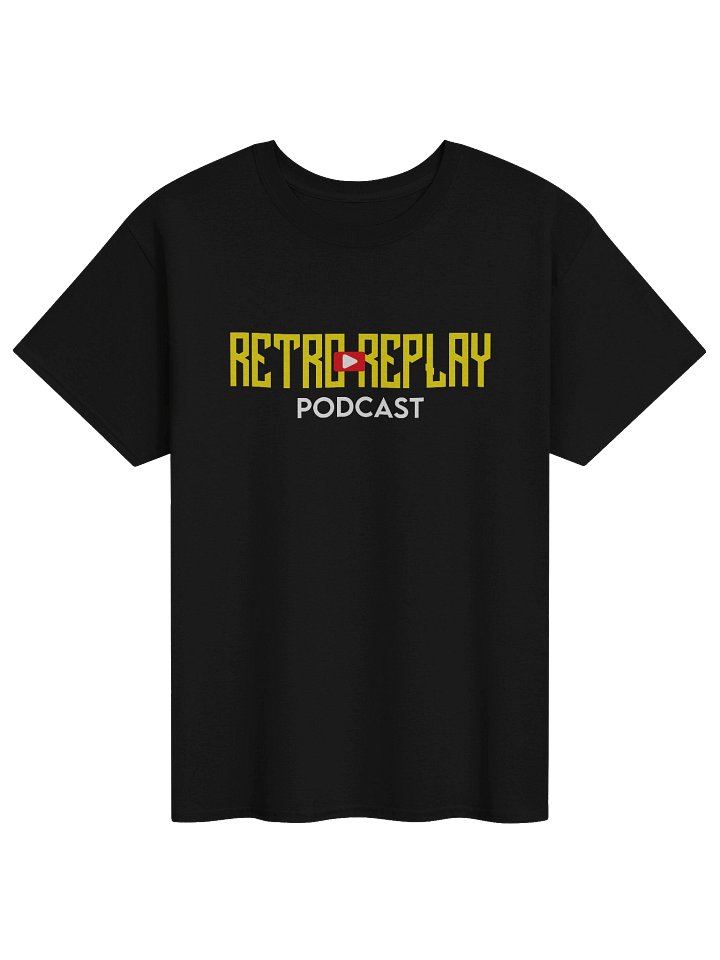Retro Replay T-Shirt - 5XL - BLACK product image (1)