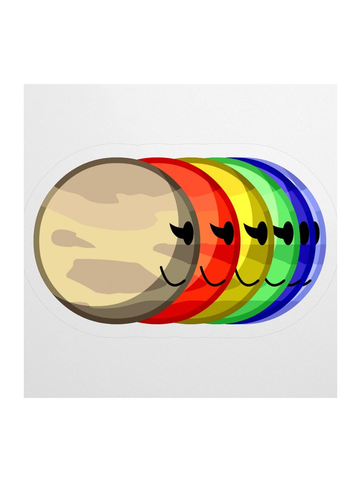 Rainbow Venus Sticker product image (1)