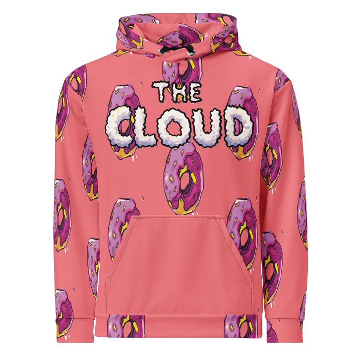 CLOUD COMMUNITY DONUT HOODIE (RADIOACTIVE STYLE) product image (1)