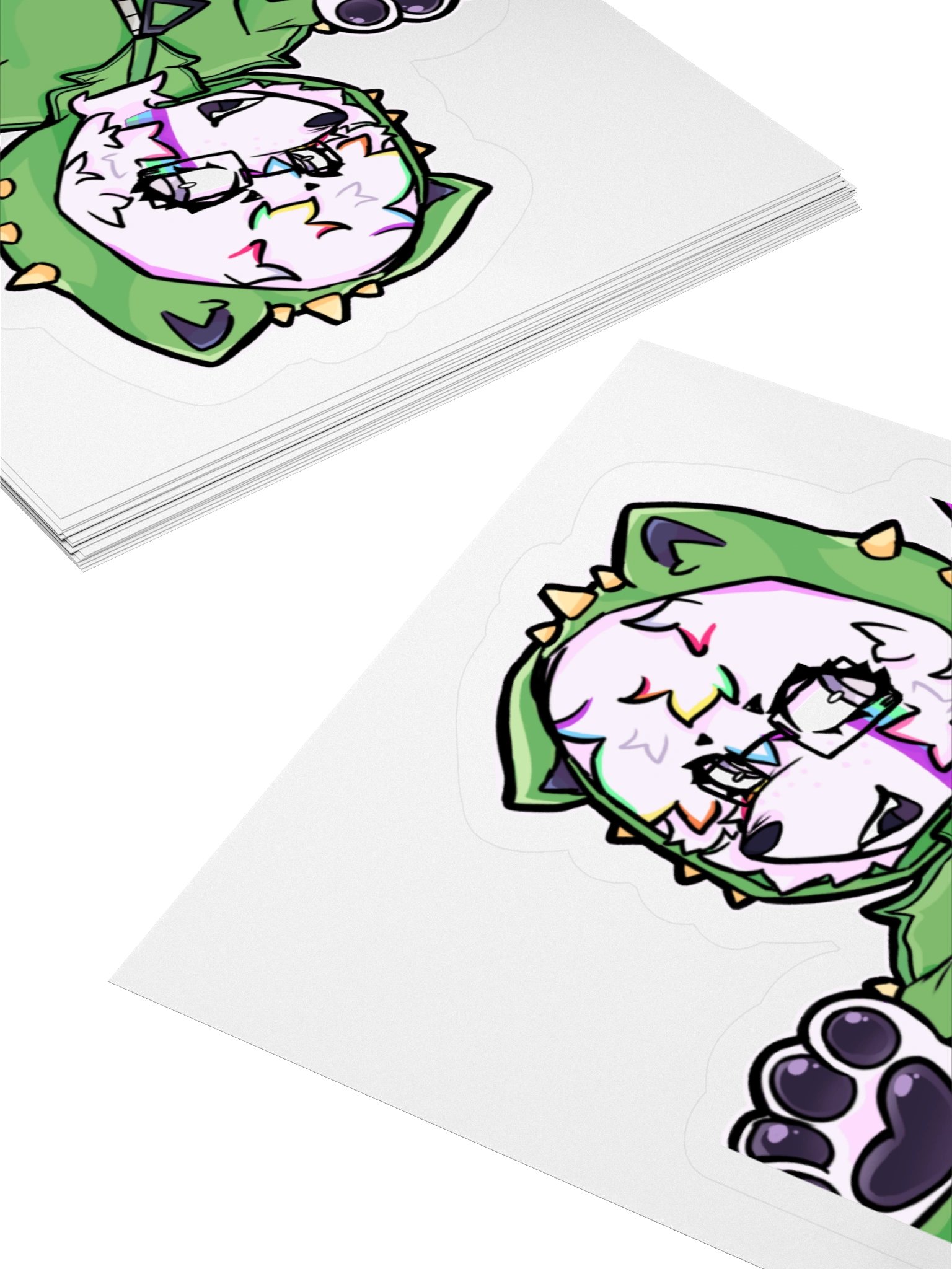 GLITTER RAWR XD sticker product image (4)