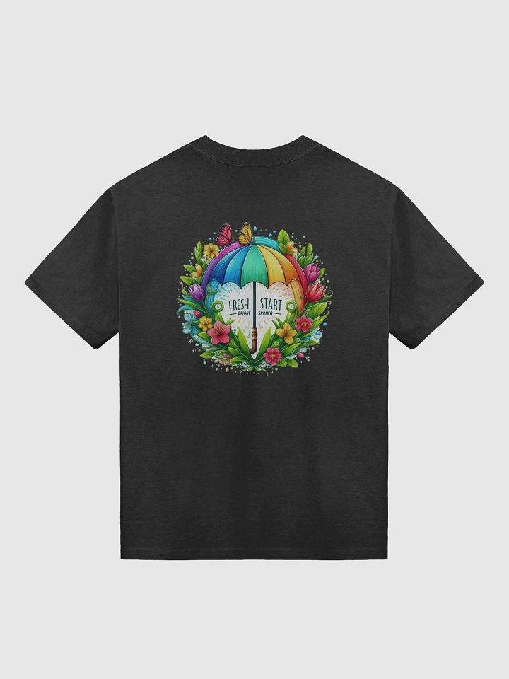 Fresh Start Umbrella and Flower Oversized Tee product image (5)