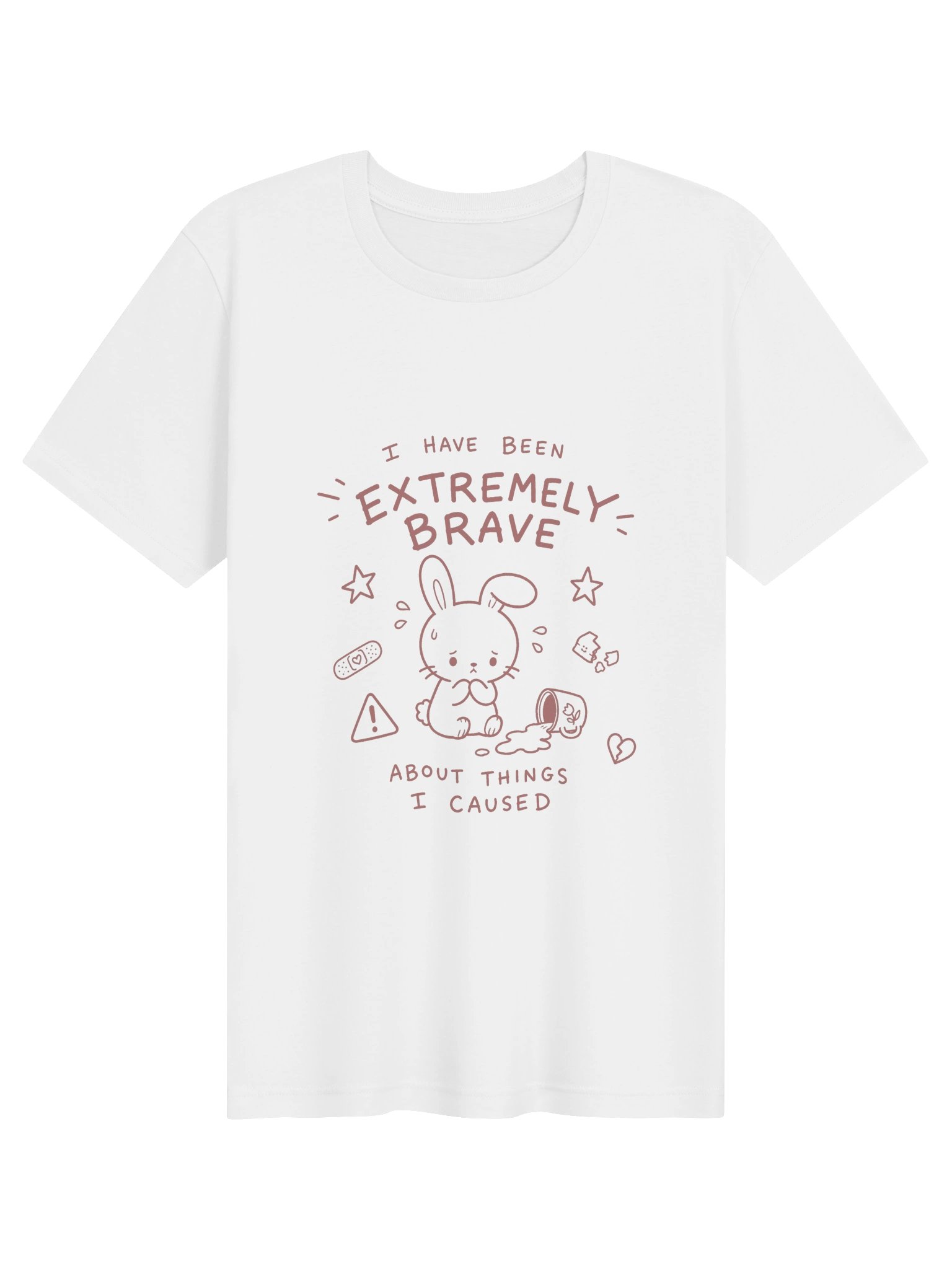 I Have Been Brave About Things I Caused Tee | Kawaii Graphic Tee product image (13)
