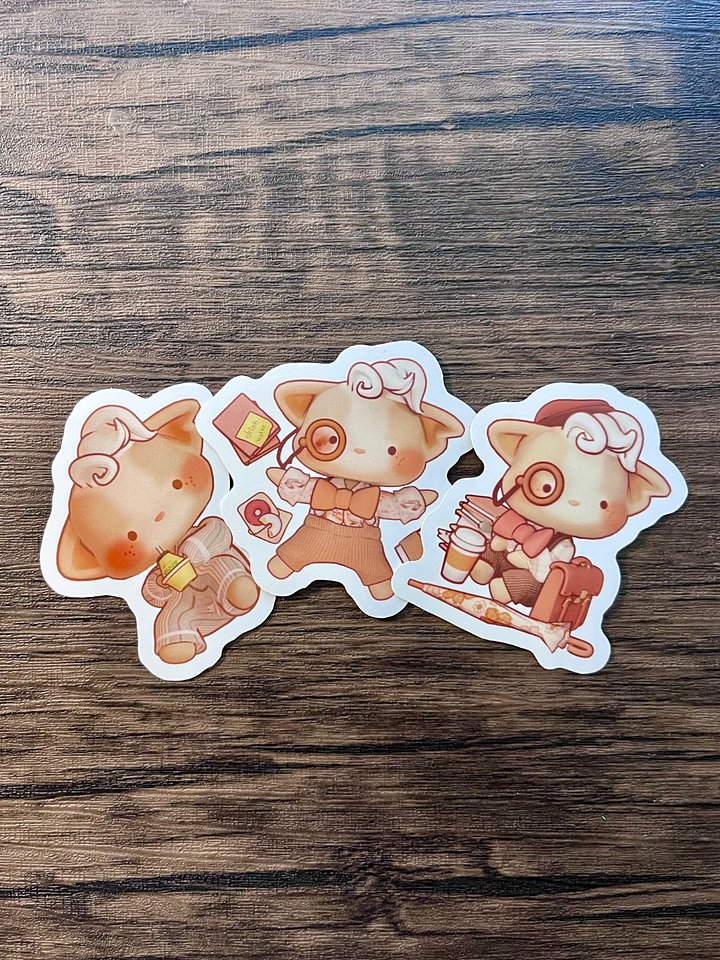 Tiny Moments Sticker Bundle - 3-Pack Waterproof Vinyl Decals | Cozy Desk Life product image (1)