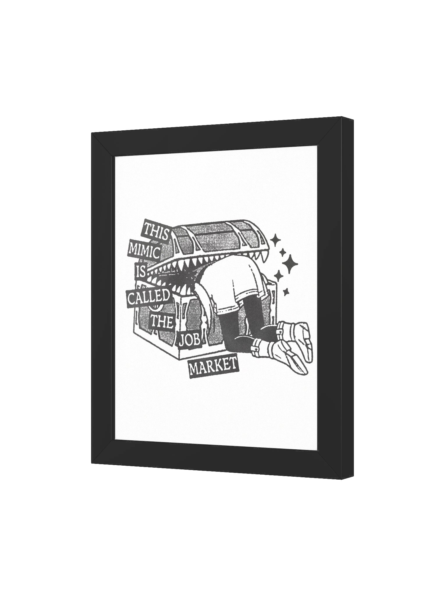 JOB MARKET ! Framed Print. product image (3)