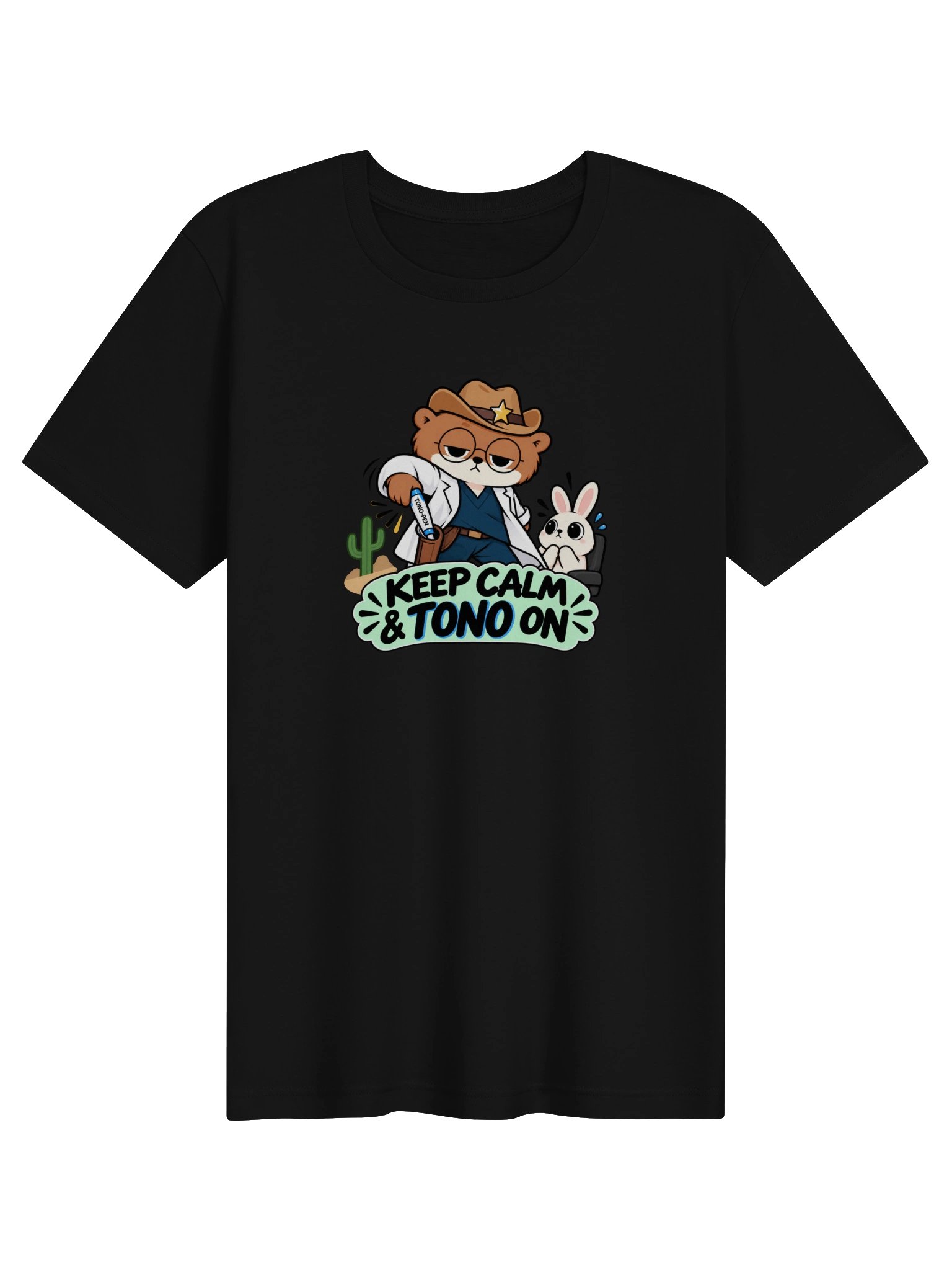 Sleepy Optometrist Keep Calm & Tono On T-Shirt product image (1)